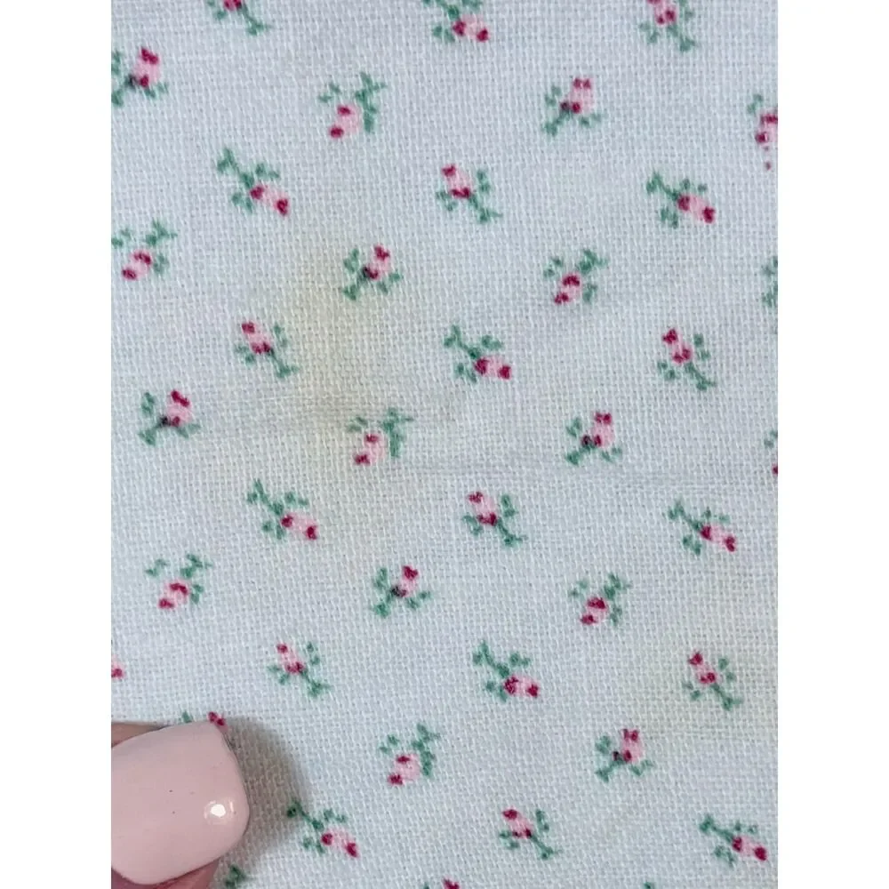 VTG Child Baby Crib Quilt Handmade Angel Pink Girl Sleep My Child Cottage Cherub